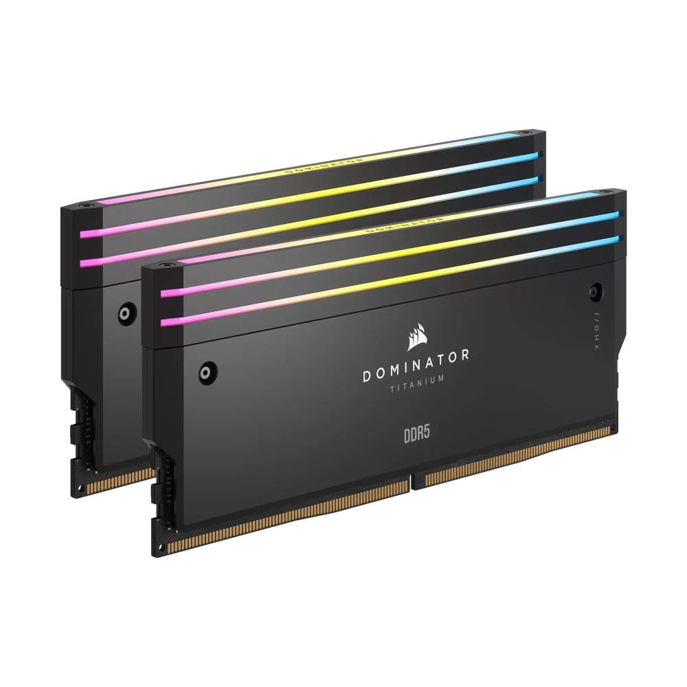 Corsair Desktop Ram 96GB (48GBx2) DDR5 6600MHz Dominator Titanium RGB view 5